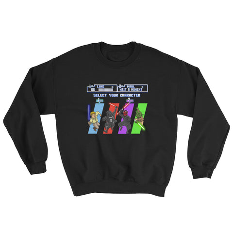 SELECT YOUR CHARACTER SWEATSHIRT