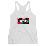 WYLD BLACK FLORAL WOMENS TANK