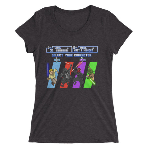 SELECT YOUR CHARACTER WOMENS TSHIRT